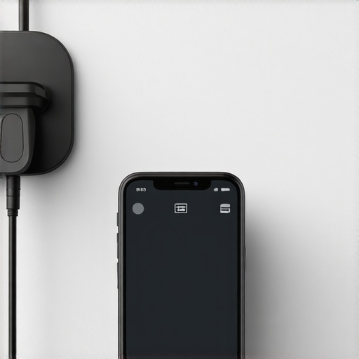 Illustration of a smartphone displaying EV charging diagnostics