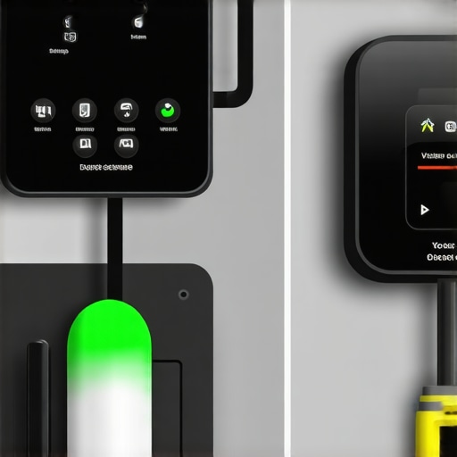 A modern smart home electrical panel showcasing safety features, lighting controls, and EV charging connections.