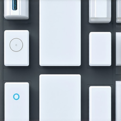 Modern home lighting control panel with IoT sensors and automation for safety and efficiency.