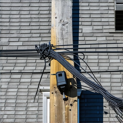 When an Overhead Service Drop Hits Your Roof: What to Do